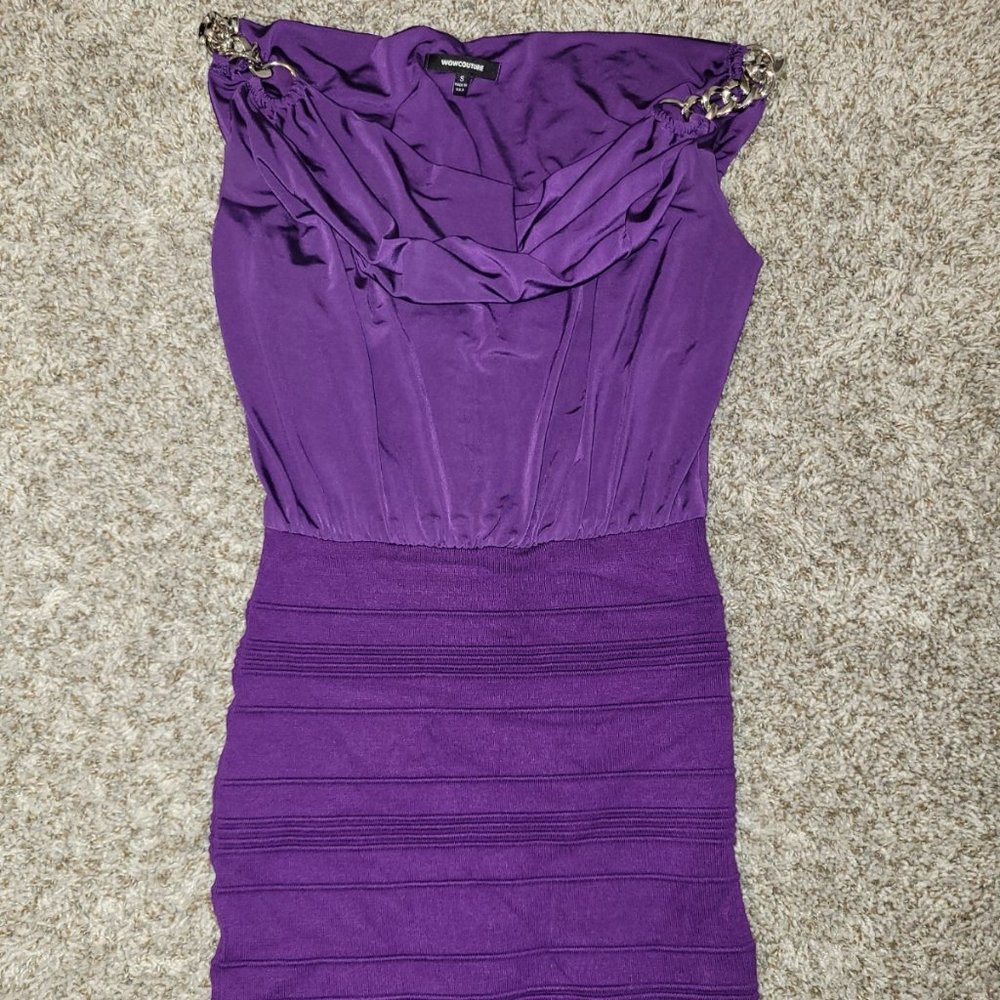 Purple light weight dress